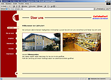Webseite f&uuml;r das Cafe Cafehaferl in Hopfgarten
Mit einer wartbaren Angebotsbereich
